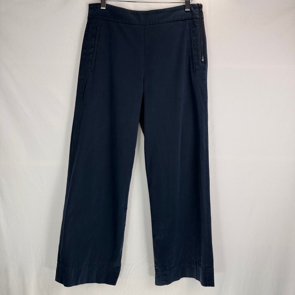 Kit and Ace Straight Wide Leg Side Zip Trouser Pants Size 8